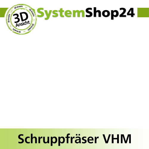 Systemshop24 VHM Nesting Schruppfräser mit Spanbrecher Z2+2 S12mm D12mm AL1 35mm AL2 7mm GL80mm RL-RD / LD / positiv / negativ / Up Cut / Down Cut
