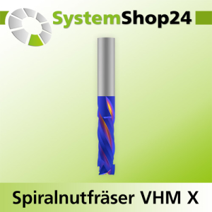 Spiralnutfräser VHM Extreme Z3+3 D10-16mm S10-16mm Rechtslauf-Rechtsdrall-Linksdrall / positive Spirale / negative Spiral / Up Cut / Down Cut