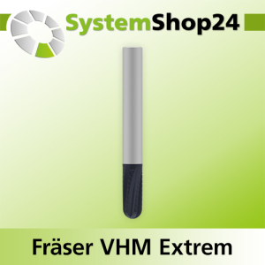 VHM Extreme Spiralnutfräser mit Spanbrecher D6-20mm S6-20mm RL