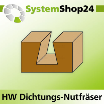 KLEIN HW Schwalbenschwanzfräser für Hoffmann-Schwalbenfräse S8mm D15,8mm B13mm L43mm Nr.4 20° Z2