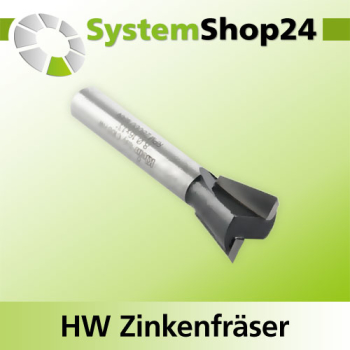 KLEIN HW Zinkenfräser S6,4mm D8mm B9,5mm L63mm 9° Z2