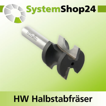 KLEIN HW Halbstabfräser S6,4mm D15mm R2,8mm B13mm L42mm Z2