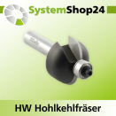 KLEIN HW Hohlkehlfräser mit Kugellager S6mm D28,6mm...