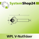 KLEIN V-Nutfräser mit HW-Wendeplatten Z1 S8mm...