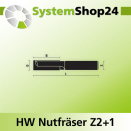 KLEIN HW Nutfräser Z2+1 S10mm D10mm B23mm L70mm