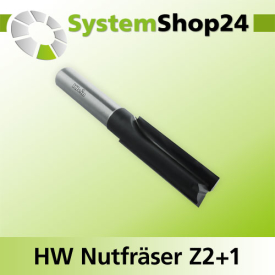 KLEIN HW Nutfräser Z2+1 S12mm D10mm B35mm L90mm