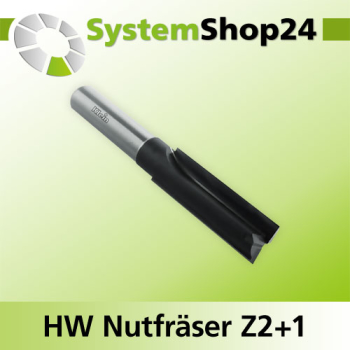 KLEIN HW Nutfräser Z2+1 S12mm D12mm B45mm L90mm