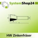 KLEIN HW Zinkenfräser S12,7mm D16mm B22mm L65mm Z2