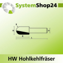 KLEIN HW Hohlkehlfräser S12mm D16mm B8mm L32mm Z2