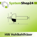 KLEIN HW Hohlkehlfräser mit Kugellager S12mm D22,2mm...