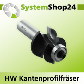 KLEIN HW Kantenprofilfräser mit Kugellager S12mm...