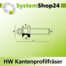 KLEIN HW Kantenprofilfräser mit Kugellager S12,7mm...