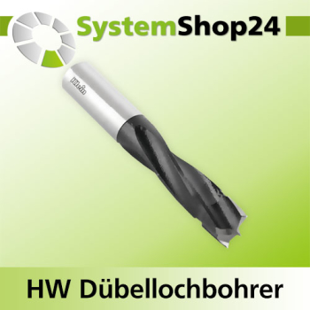 KLEIN HW Dübellochbohrer "Standard"-Serie S8X20mm D10mm B30mm L55,5mm RH Z2