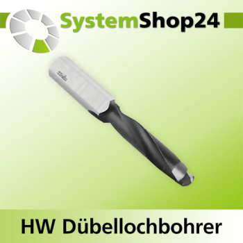KLEIN HW Dübellochbohrer "Extra Time"-Serie S10x27mm D6,4mm B27mm L57,5mm RH Z2