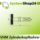 KLEIN VHM Zylinderkopfbohrer S10x26mm D15mm L57mm LH Z2+2