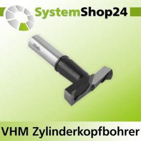 KLEIN VHM Zylinderkopfbohrer S10x26mm D15mm L70mm LH Z2+2