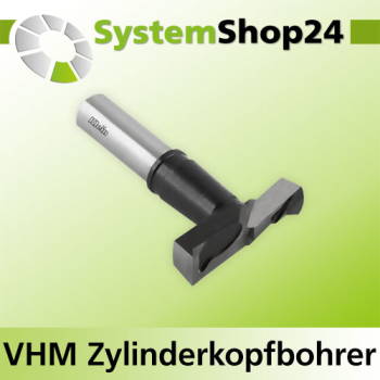 KLEIN VHM Zylinderkopfbohrer S10x26mm D30mm L70mm LH Z2+2