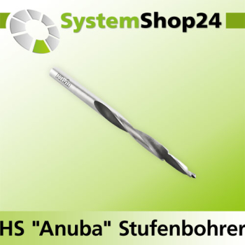 KLEIN HS "Anuba" Stufenbohrer Z2 S7mm Nr. 14 D1 6mm D2 7mm B20mm B1 50mm L80mm Rotation RH