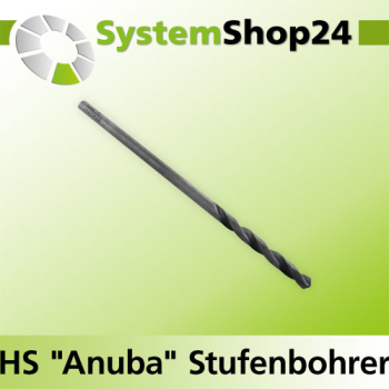 KLEIN HS "Anuba" Stufenbohrer Z2 S7,7mm Nr. 16 D1 6,3mm D2 7,7mm B14mm B1 75mm L165mm Rotation RH