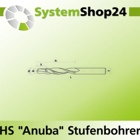 KLEIN HS "Anuba" Stufenbohrer Z2 S7,7mm Nr. 16...