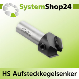 KLEIN HS Aufsteckkegelsenker Z2 S10x25mm D1 6mm D2 15mm...