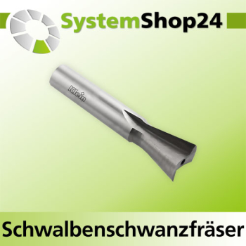 KLEIN HW Schwalbenschwanzfräser Z2 S10x40mm D12mm B13mm Rotation RH