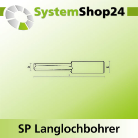 KLEIN SP Langlochbohrer S16x50mm D8mm L110mm Z3 Rotation RH