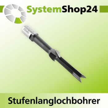 KLEIN SP Stufenlanglochbohrer Z2 S M12x1mm D19mm d11mm B62mm L155mm Material SP Rotation RH