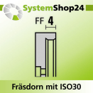 KLEIN Fräsdorn mit ISO30 - Aufnahme A35mm D30mm D1...