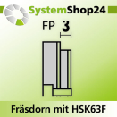KLEIN Fräsdorn mit HSK63F - Aufnahme A33mm D30mm D1...