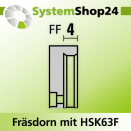 KLEIN Fräsdorn mit HSK63F - Aufnahme A33mm D30mm D1...