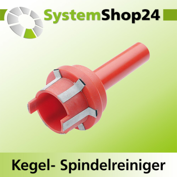 KLEIN Kegel- und Spindelreiniger mit konzentrischen Spannfutter Konus 3 MK3