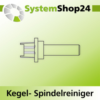 KLEIN Kegel- und Spindelreiniger mit konzentrischen Spannfutter ISO 30/BT 30