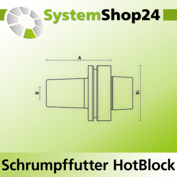 KLEIN Schrumpffutter HotBlock A76mm D8mm D1 63mm