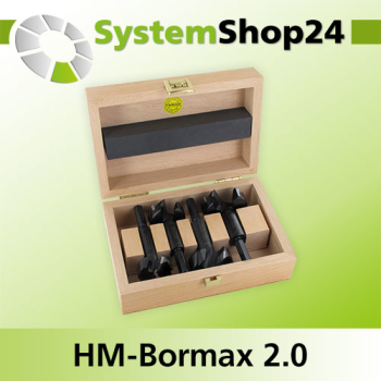FAMAG HM-Bormax 2.0 Neue Version 5-teiliger Satz im Holzkasten 15, 20, 25, 30, 35mm