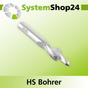 KLEIN HS Stufenbohrer für Aluminium Z2, rechtsläufig S10mm d/D 6/11,5mm B/I 12/35mm L100mm RH