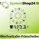 KLEIN HW Wechselzahn-Frässcheibe S6mm D60mm F32mm Z6