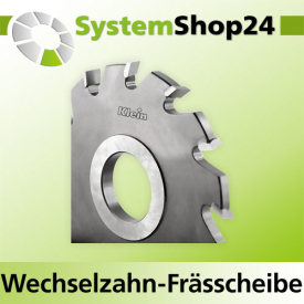 KLEIN HW Wechselzahn-Frässcheibe S4mm D80mm F32mm Z8