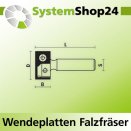 KLEIN Falzfräser mit HW-Wendeplatten Z2 S8mm D19mm...