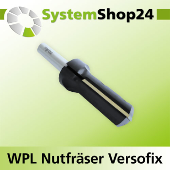 KLEIN Nutfräser Versofix mit HW-Wendeplatten Z1 S10x35mm D12mm B20mm L68mm