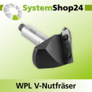 KLEIN V-Nutfräser mit HW-Wendeplatten Z1 S20mm D67mm...