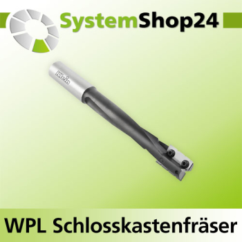 KLEIN Schlosskastenfräser mit HW-Wendeplatten Z2 S16x45mm D16mm B23mm B1 105mm L150mm