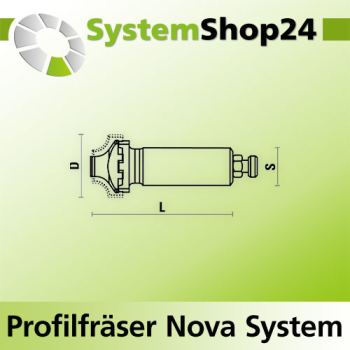 KLEIN Profilfräser Nova System für Flächenprofile