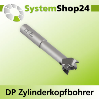 KLEIN DP Zylinderkopfbohrer mit diamantbesetzten Schneiden S10x26mm D20mm L56mm Z2+2
