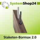 FAMAG Staketen-Bormax 2.0 Neue Version D35mm S10mm GL90mm...