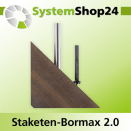 FAMAG Staketen-Bormax 2.0 Neue Version D35mm S10mm GL90mm...