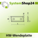 KLEIN HW-Wendeplatte 23x7x1,5 (2 Spanbrecher) für...