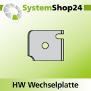 KLEIN HW-Wendeplatte Standard R8/8