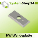 KLEIN HW-Wendeplatte Standard HC05 L20mm B9mm D1,5mm...