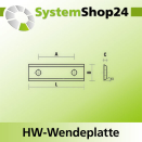 KLEIN HW-Wendeplatte Standard SMG02 L60mm B12mm D1,5mm...